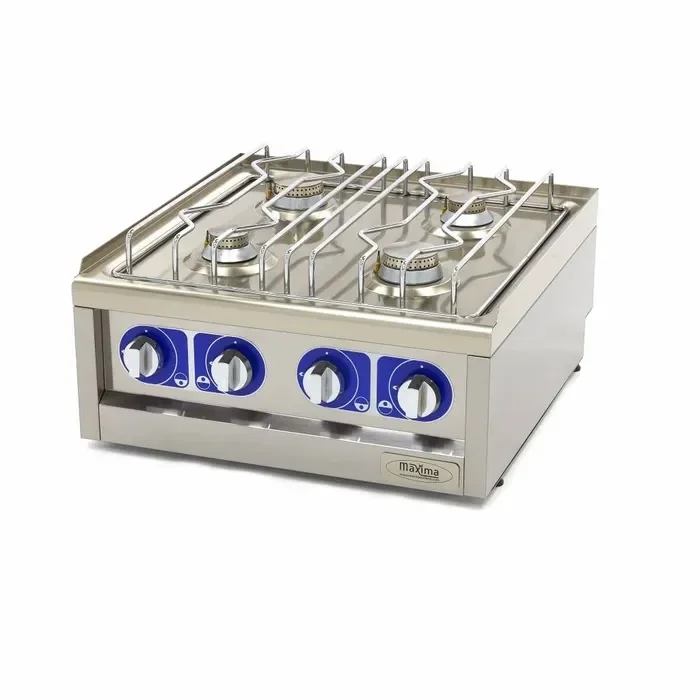 4 brûleurs - unité double - profondeur 60 cm - gaz tatif TTC