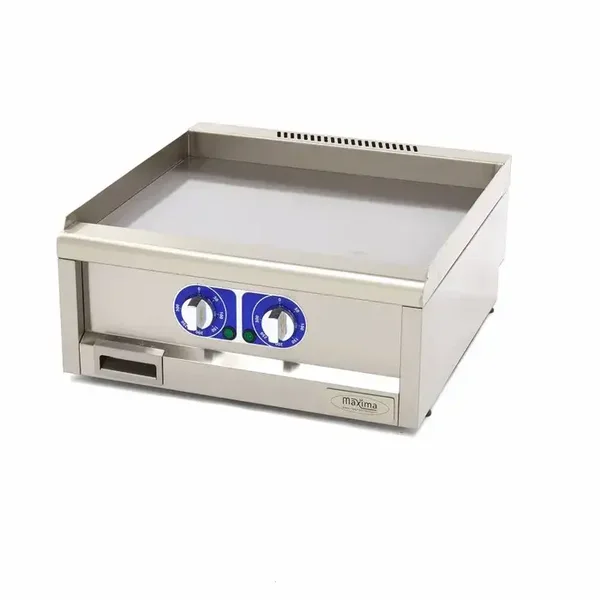 Grill lisse - unité double - profondeur 60 cm - électrique - 400V tarof TTC