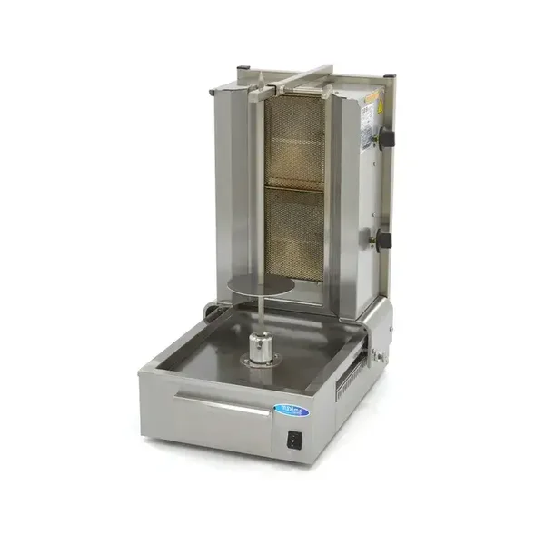 Kebab grill - 2 brûleurs - 20 kg de viande - gaz tarif TTC