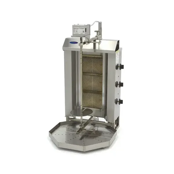 Kebab grill - 3 brûleurs - 30 kg de viande - gaz tarif TTC