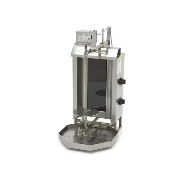Kebab grill - 2 brûleurs - 20 kg de viande - électrique tarif TTC