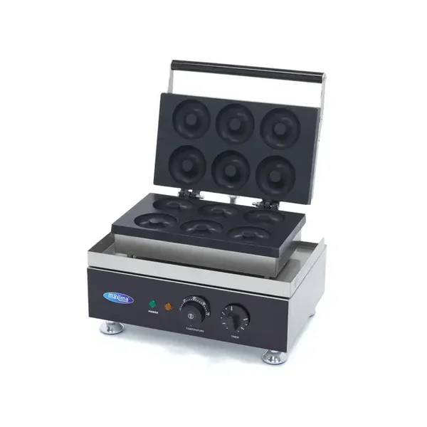 Machine à beignets - 6 beignets - Ø8 cm - avec minuterie intégrée tarif TTC