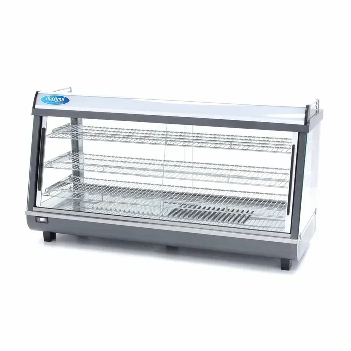 Vitrine chaude - 186 L - 121,5 cm - 3 étagères tarif TTC