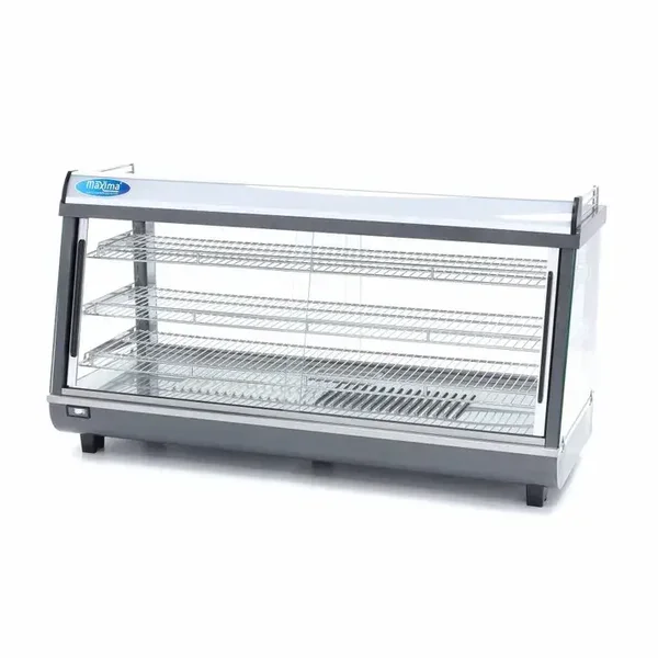 Vitrine chaude - 186 L - 121,5 cm - 3 étagères tarif TTC