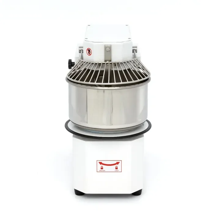 Pétrin à spirale / pétrin à pâte - 50 L - 30 kg de pâte - 2 vitesses - bol amovible - 400V tarif TTC