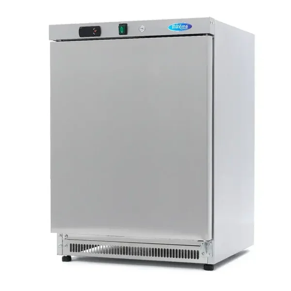 Armoire 1 porte négative  200 L - 2 étagères fixes - acier inoxydable tarif TTC