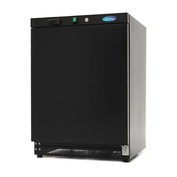 Armoire 1 porte  négative 200 L - 2 étagères fixes - noir tarif TTC