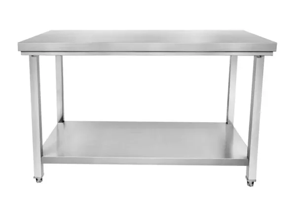 table sans dosseret inox dimension 600x700x850