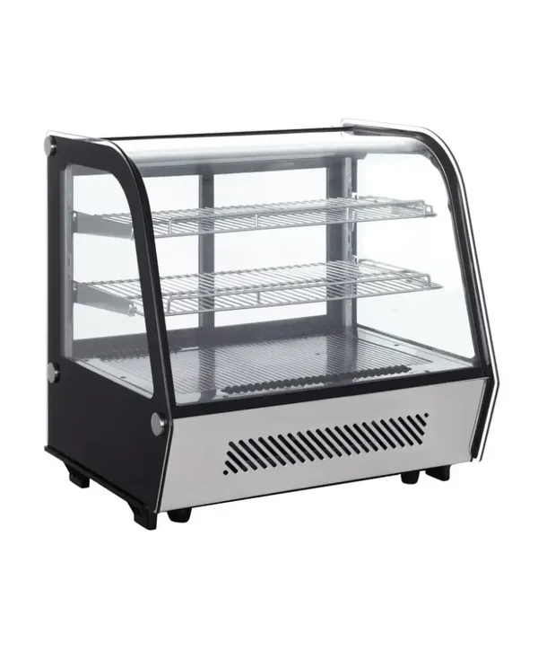 Vitrine réfrigérée comptoir vitrage bombé