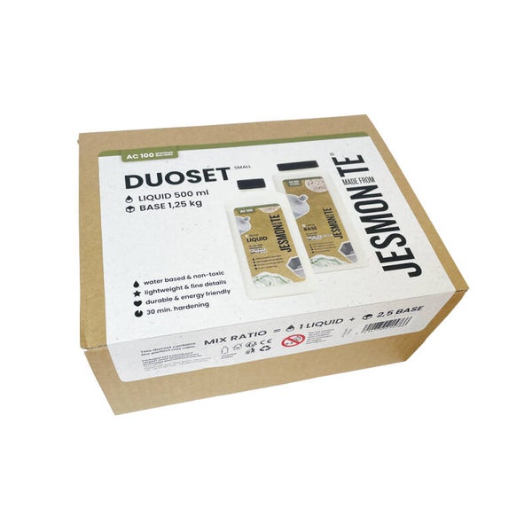 Jesmonite AC100 BOX DUOSET 500ml Liquid & 1250gr Base levertijd 1 week