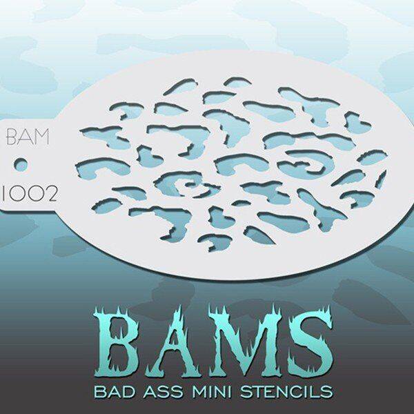 BAMS mini stencil  1002 luipaard