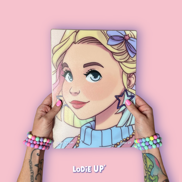 Wabbyfun oefenbord Lodieup Hope zijaanzicht