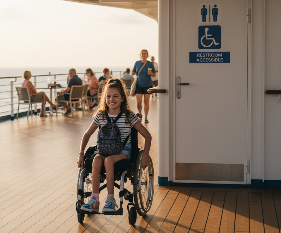 With Sun.Rest.Fun we have the tools to find the right cruise line for wheelchair accessible restrooms.