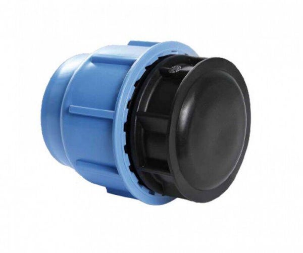 PE knelkoppeling eindkap Kiwa