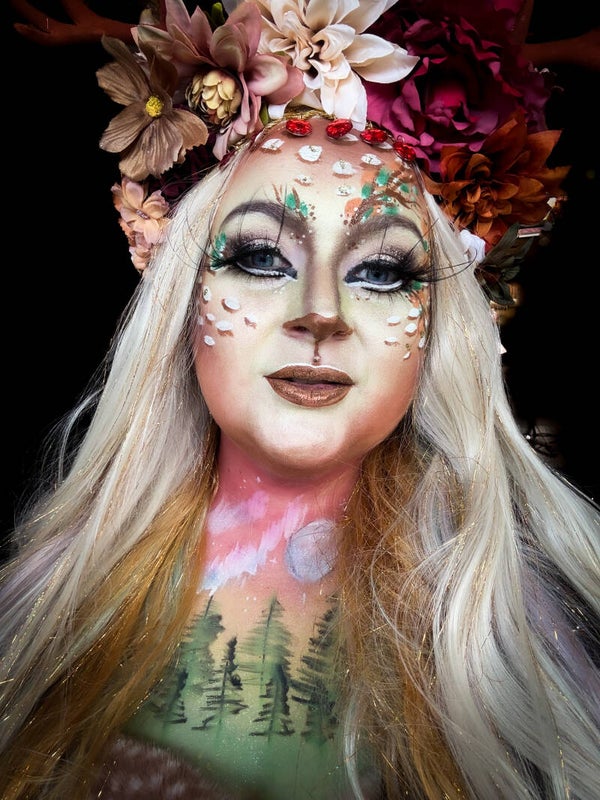 Pruik 8 sparkle pastel