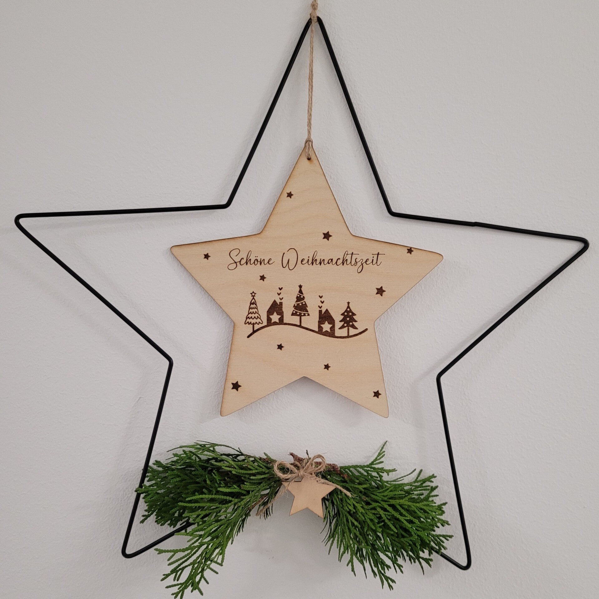 Türkranz - Wanddeko - Schöne Weihnachtszeit