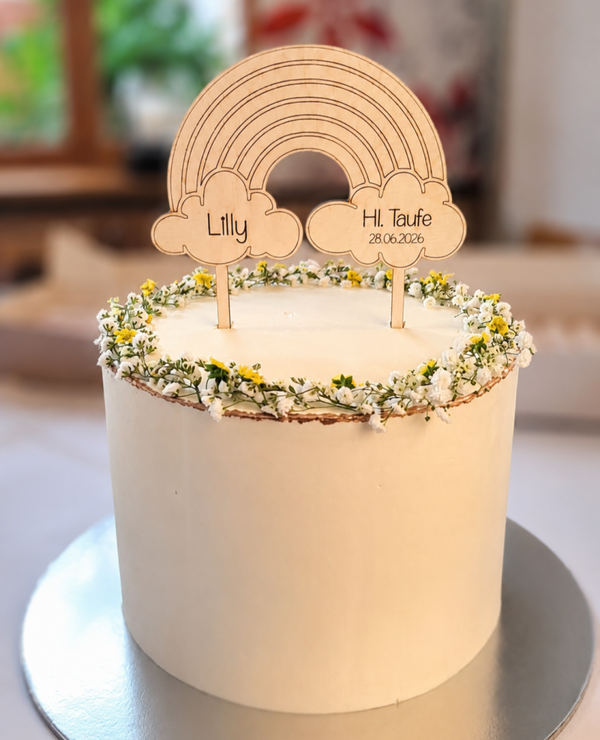 Caketopper Regenbogen