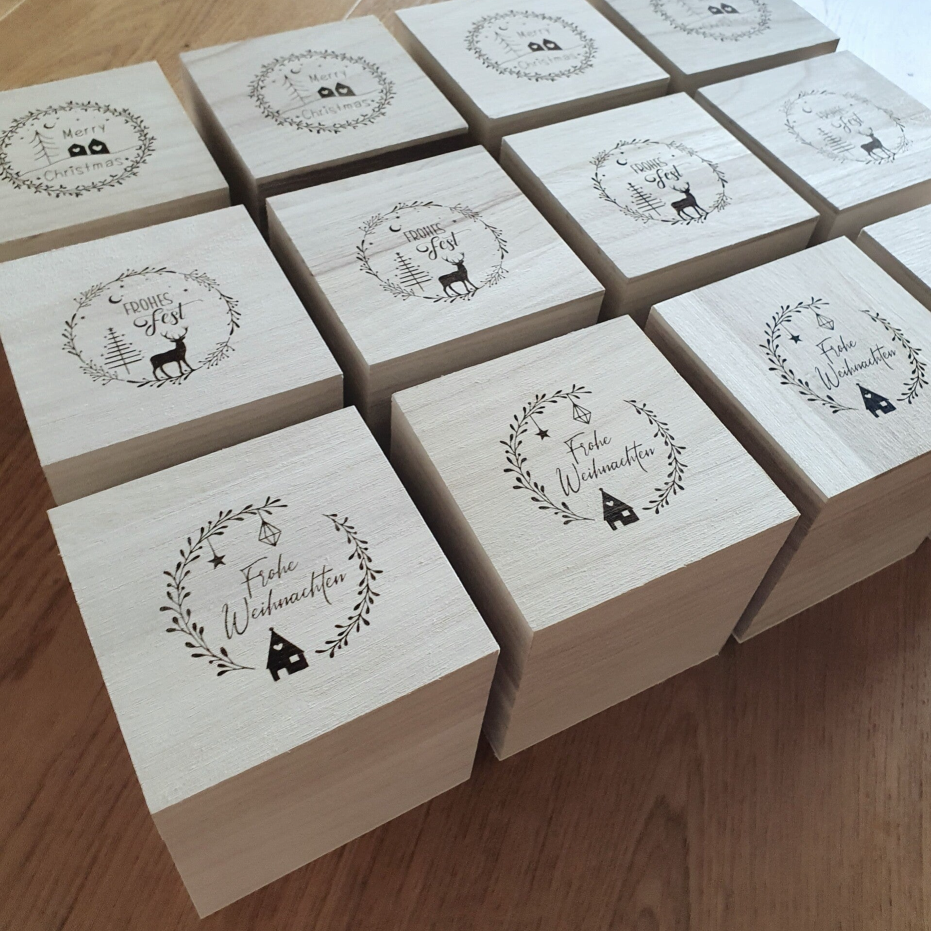 Würfelbox Weihnachten