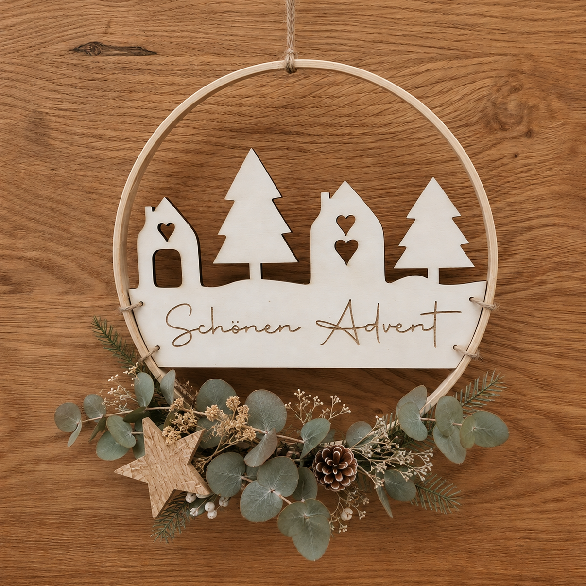 Türkranz - Wanddeko - Schönen Advent