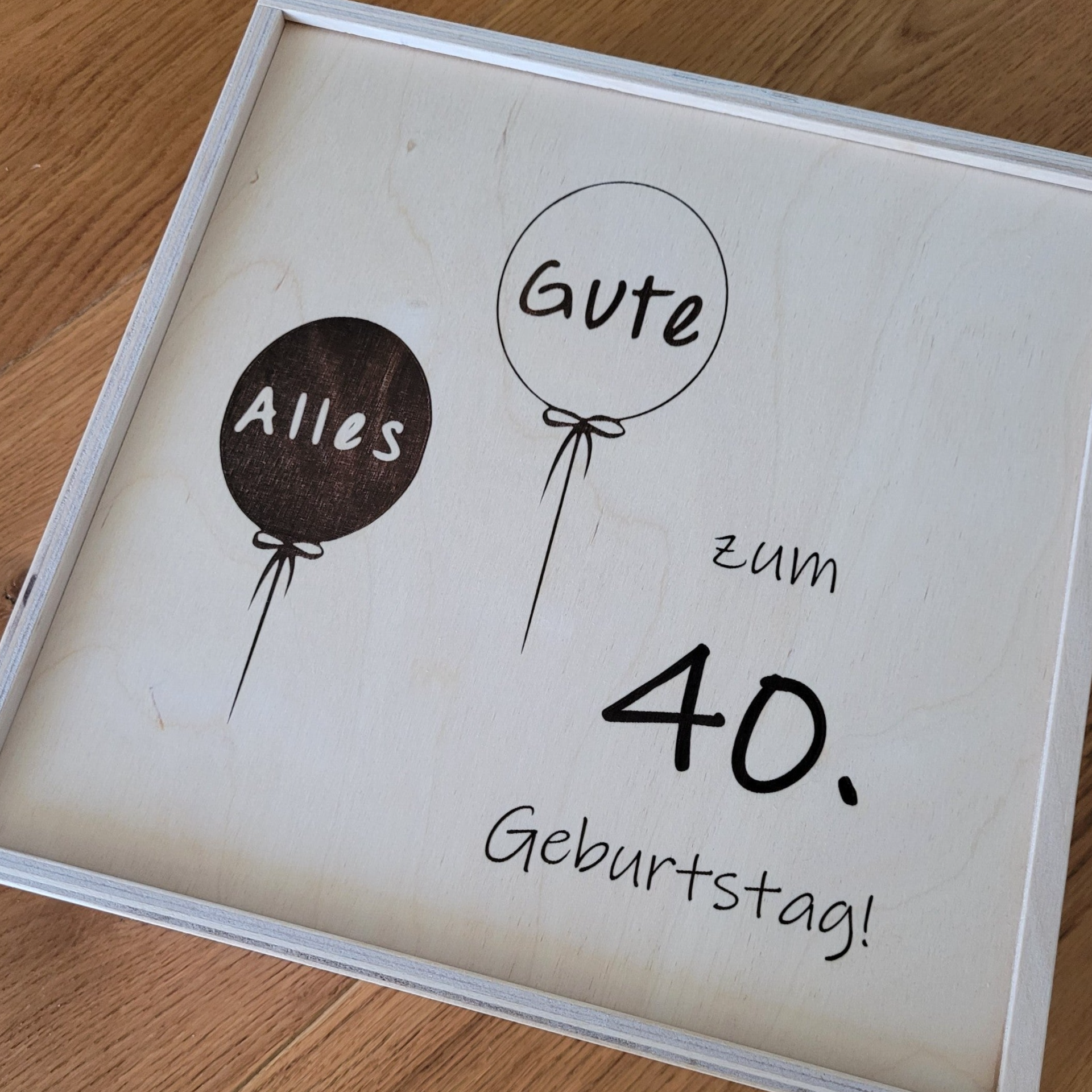 Geschenkbox Luftballon