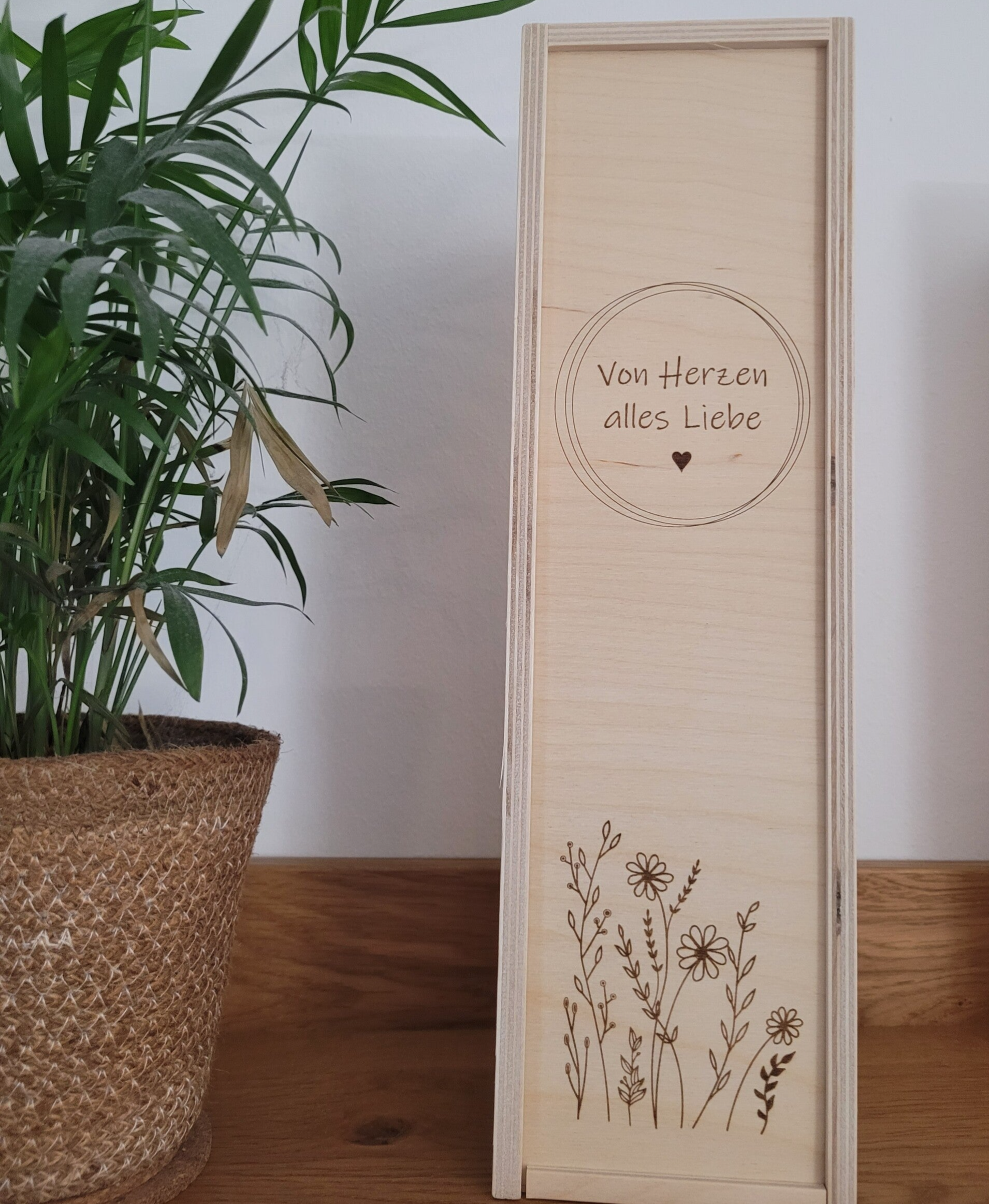 Weinbox Blumen