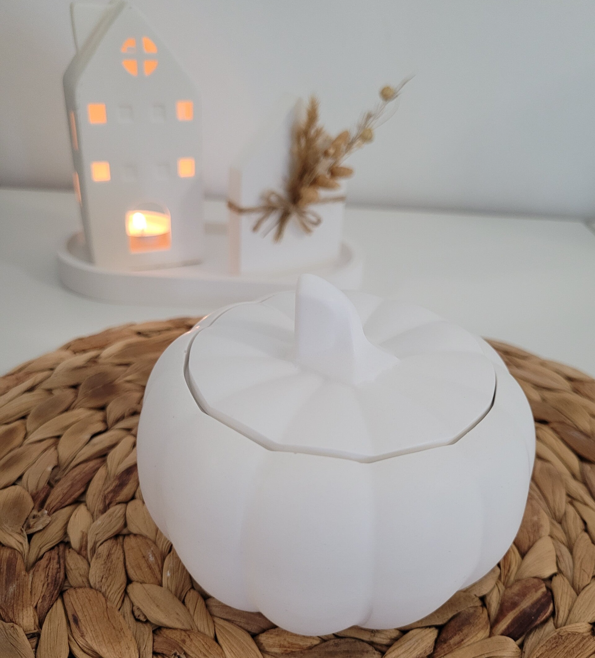 Keramik - Kürbis Aufbewahrungsdose