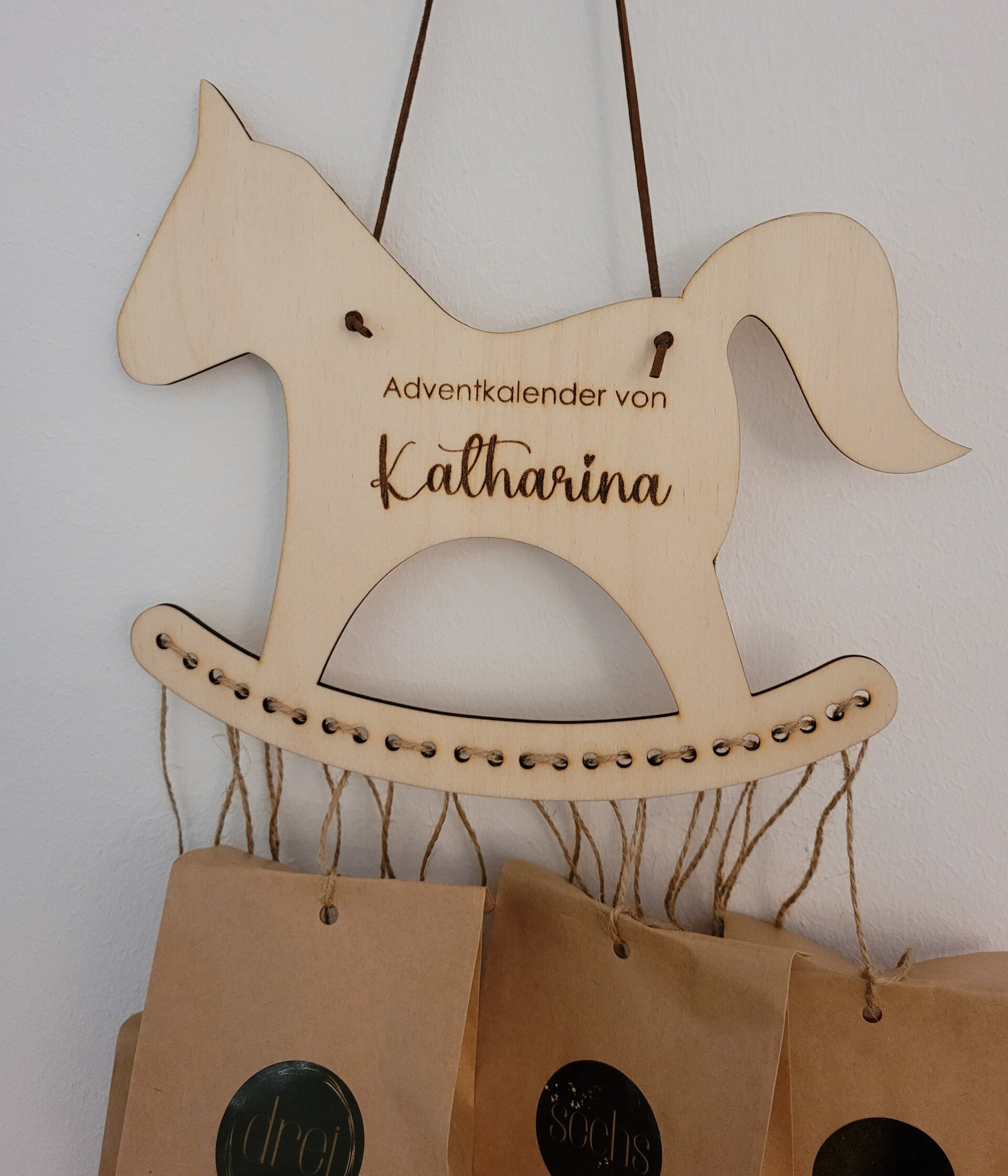 Adventkalender Schaukelpferd