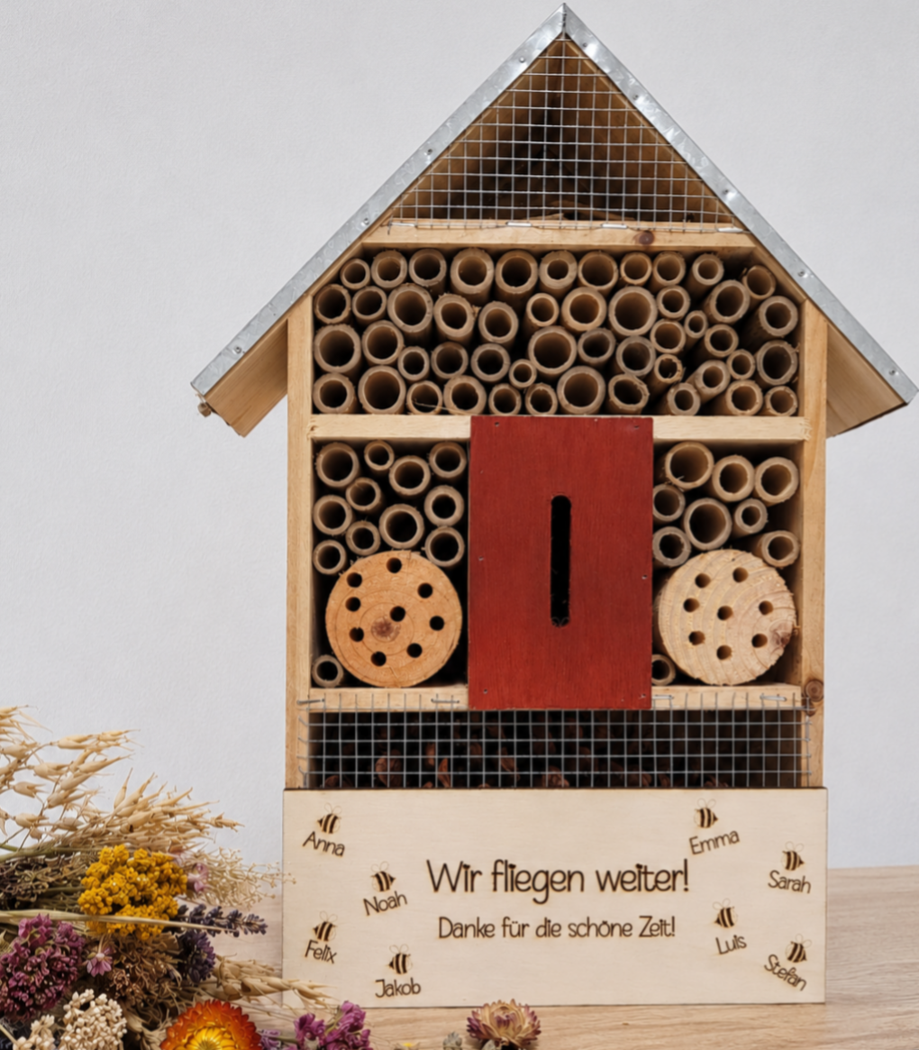 Insektenhotel Abschied