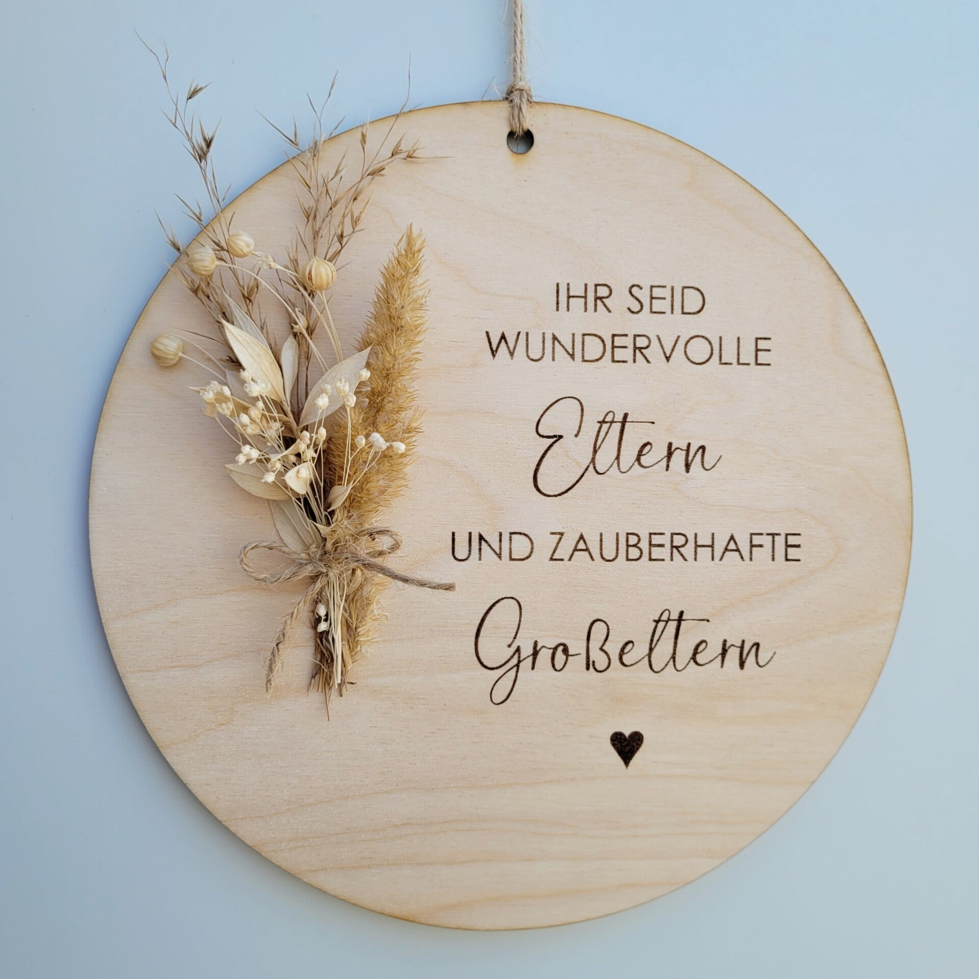 Schild Eltern / Großeltern