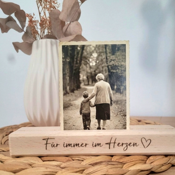 Fotohalter -  Für immer im Herzen