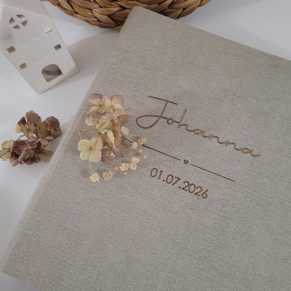 Personalisierte Ringmappe / Fotomappe