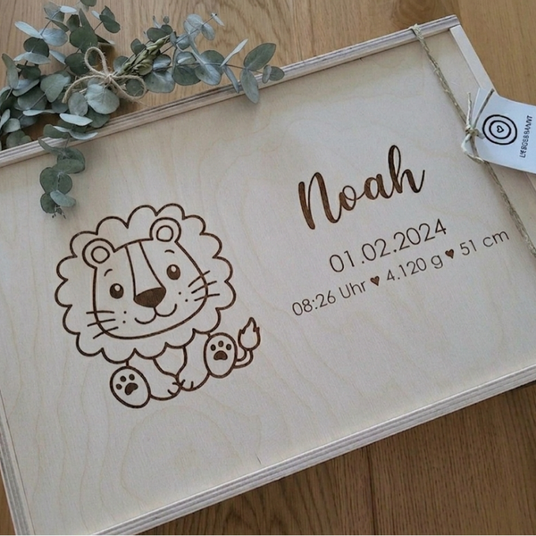 Geschenkbox - Erinnerungsbox Kindermotiv Design A