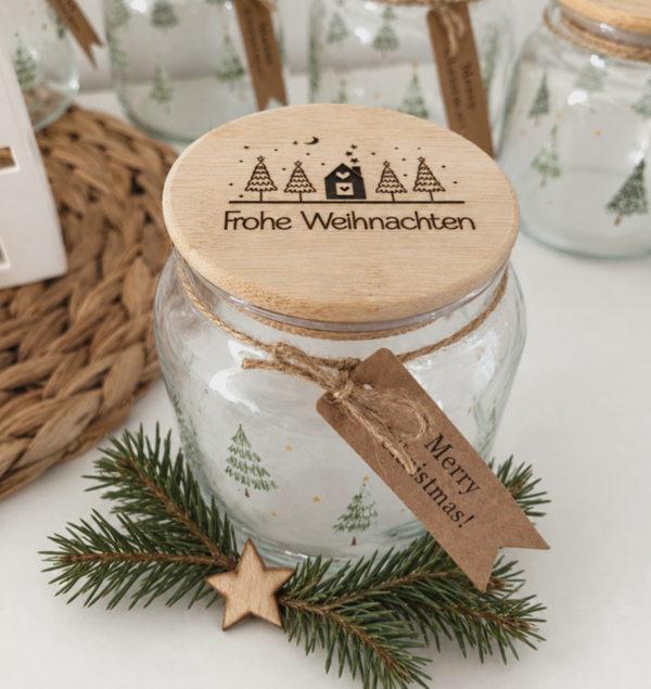 Vorratsbehälter Weihnachtsbäume