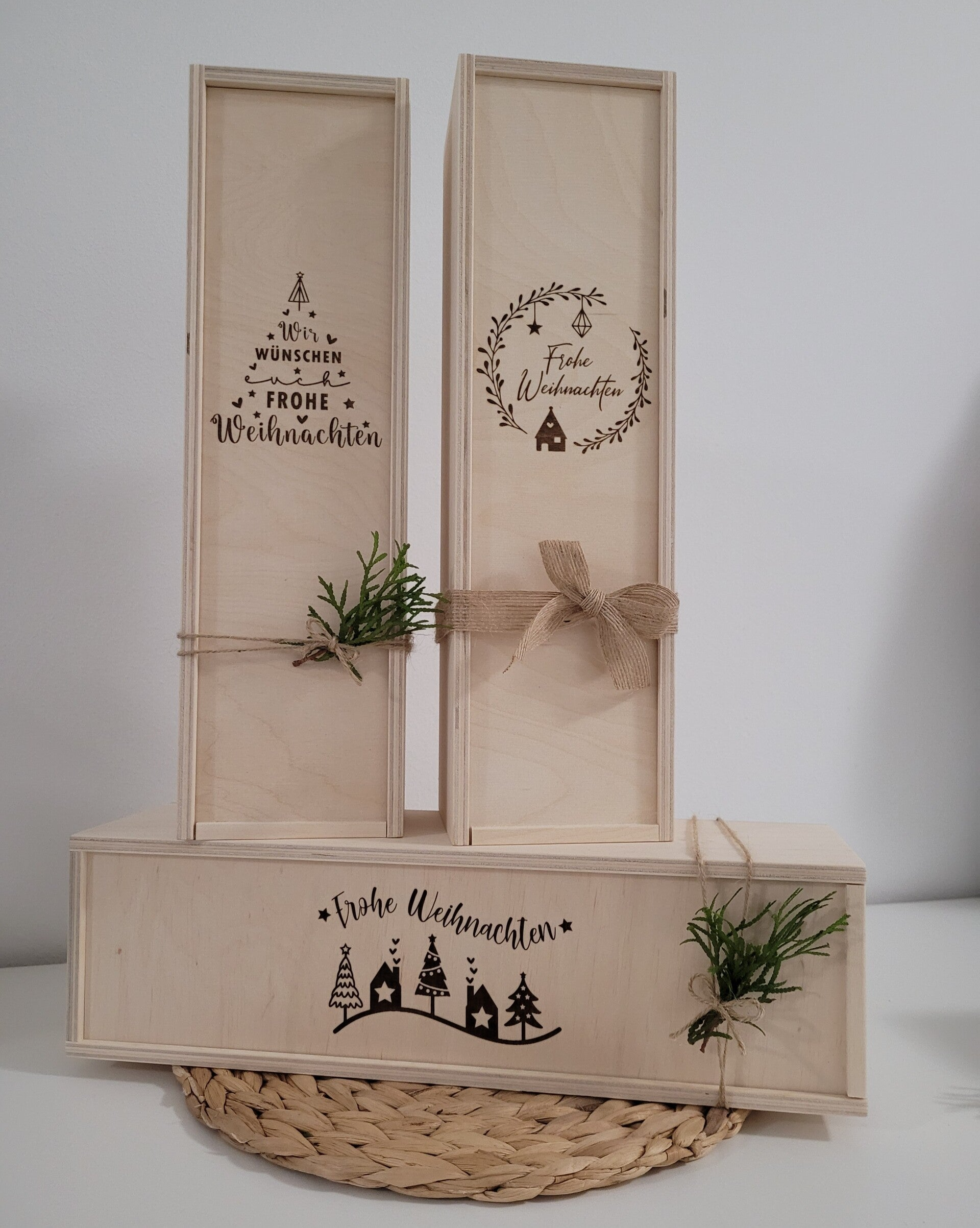 Weinbox - Geschenkbox - Weihnachten