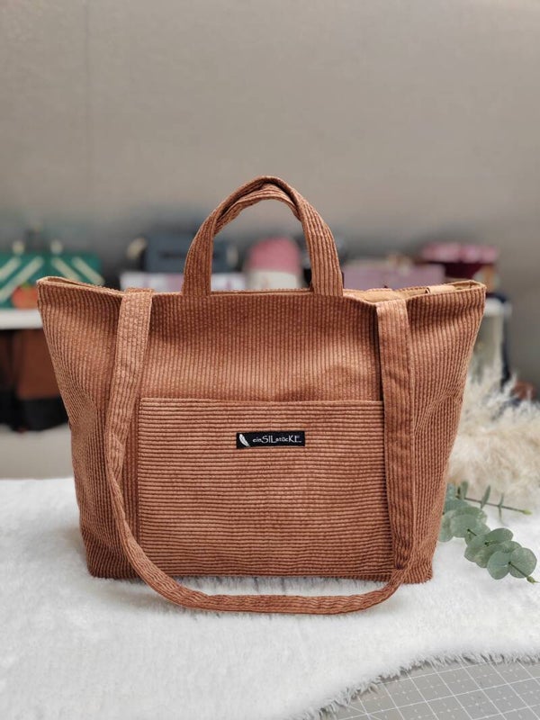 Shopper XL - Batikbraun