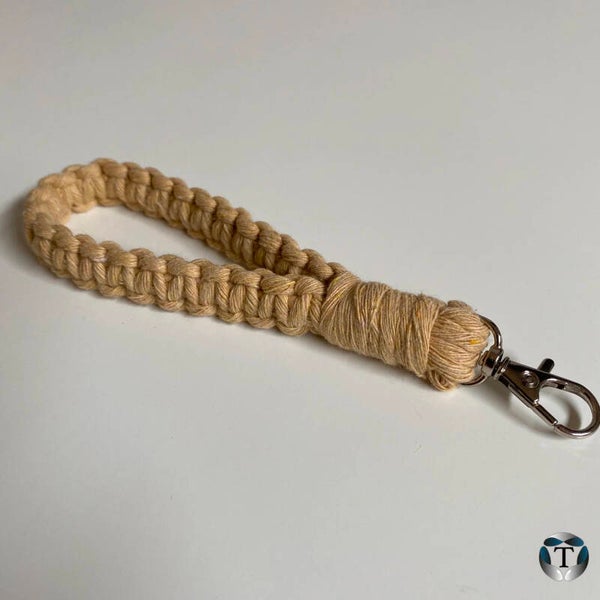 Sleutelhanger | Macramé | Khaki