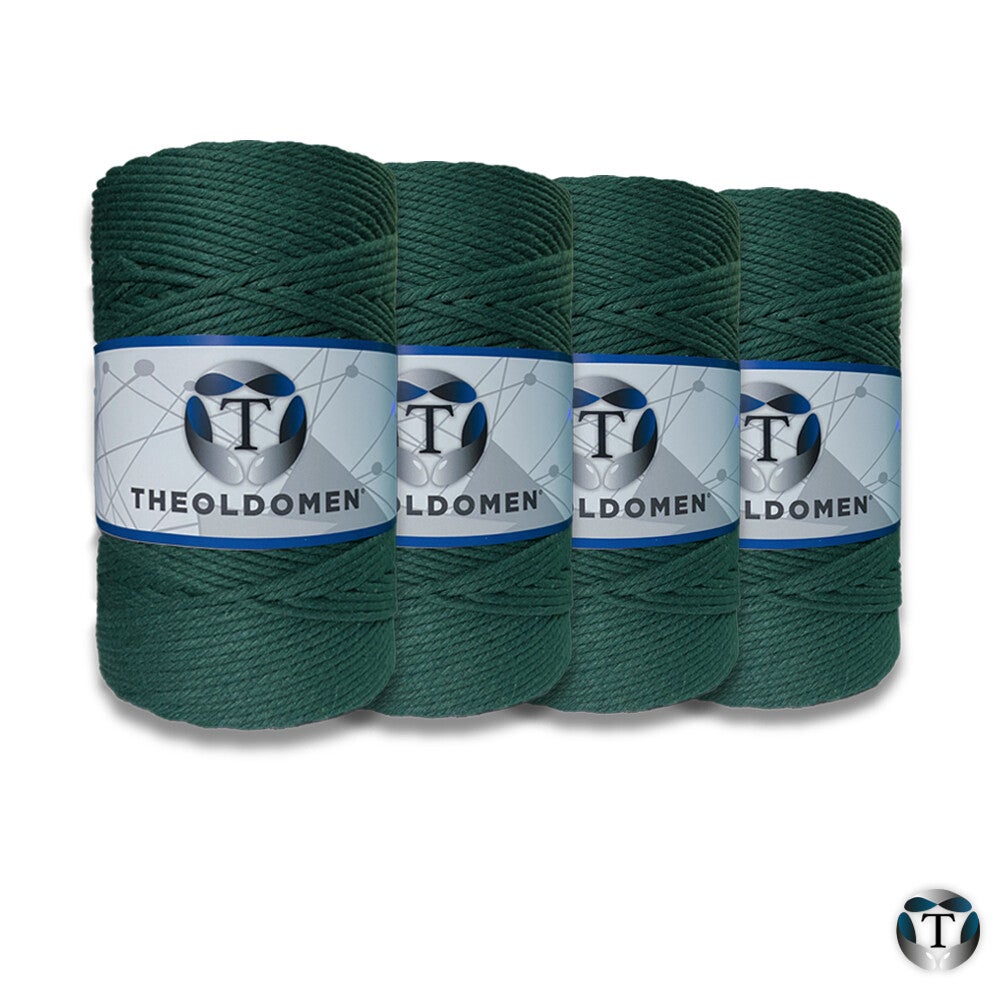 Macramé Koord | Bundelkorting | Donkergroen | 800 METER |