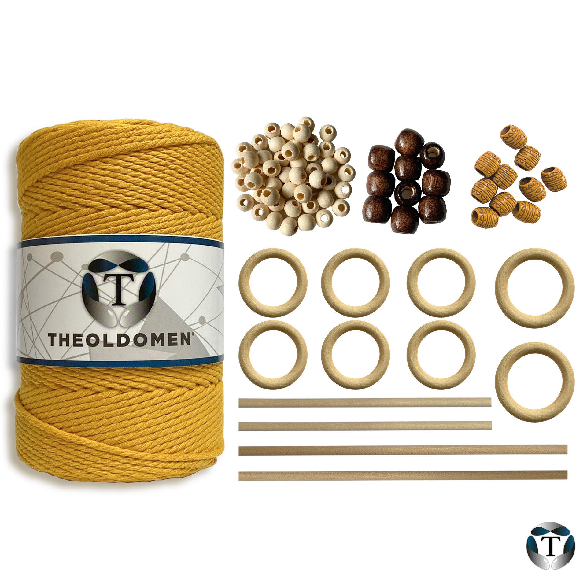 Macramé Pakket | DIY | Oker | 200 meter