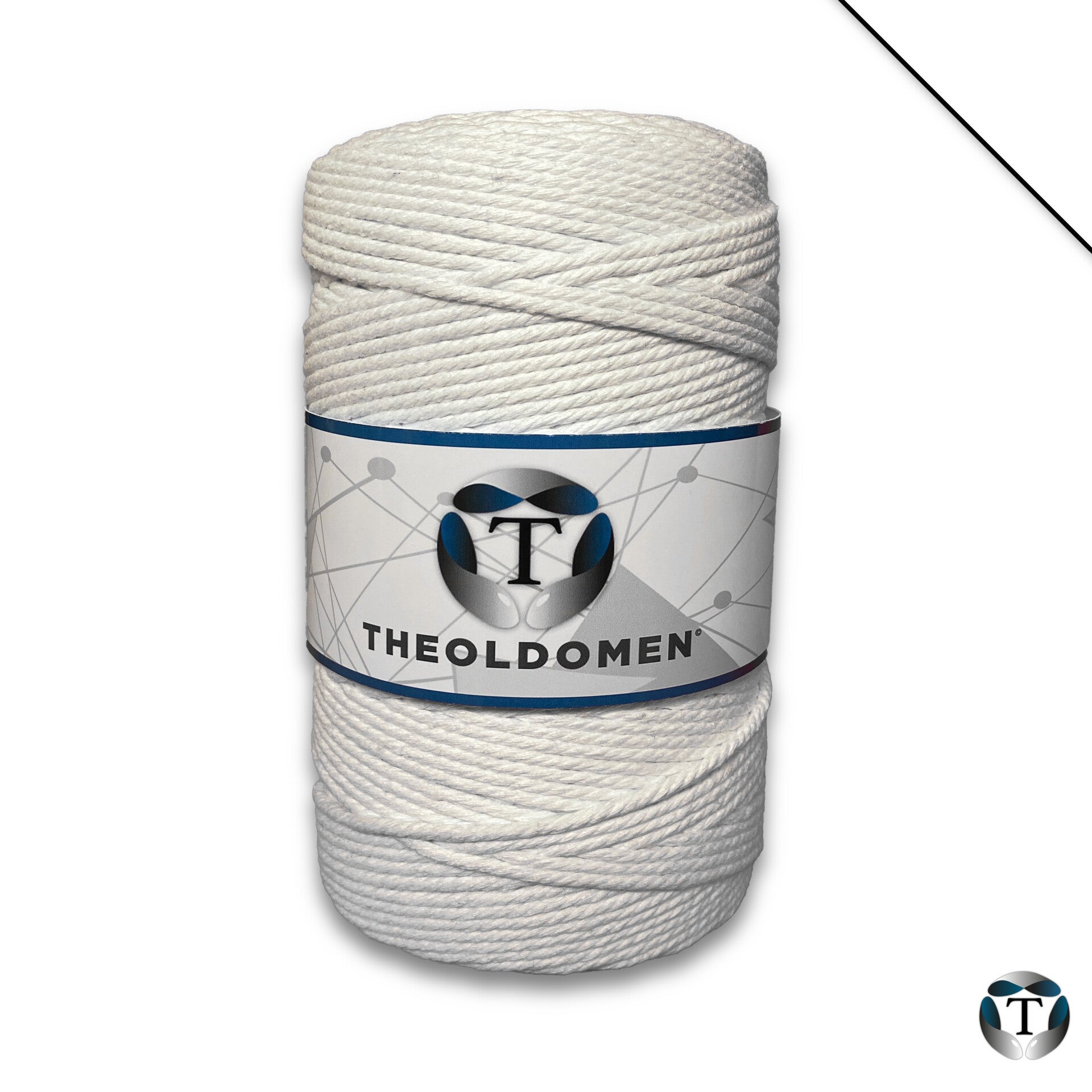 Macramé Koord | Wit | 200 meter | Triple Twist