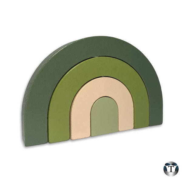 Regenboog | Groentinten | Stapelbaar |