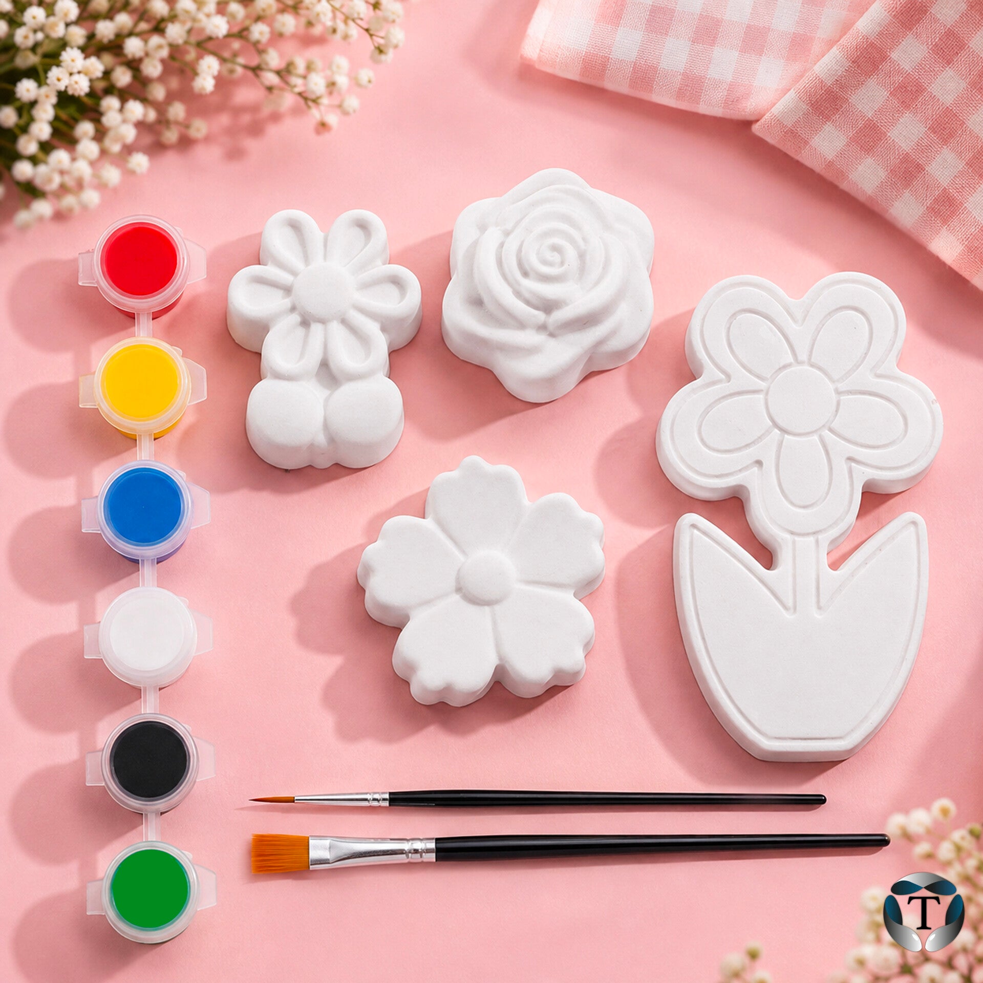 DIY Space Painting Set voor Kinderen | Bloemen