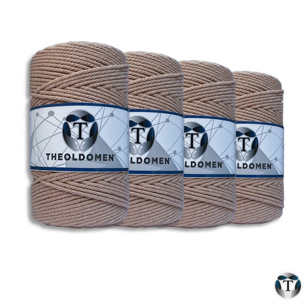 Macramé Koord | Bundelkorting | Brick Red | 800 METER |