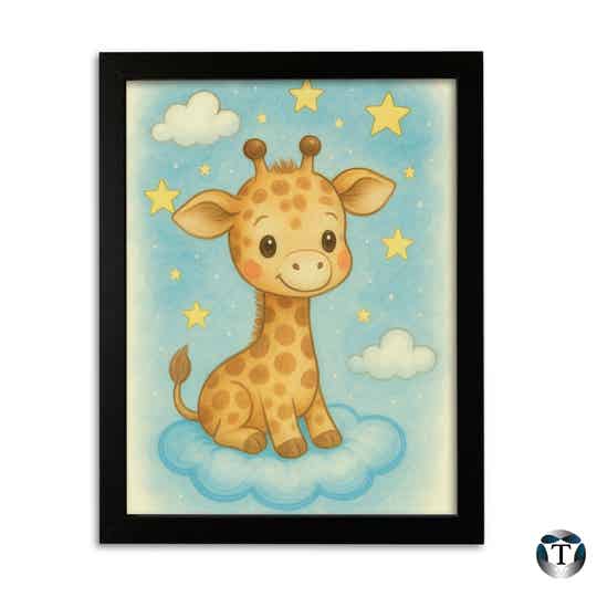 Babykamer Posters | Giraffe | 21x30 cm |