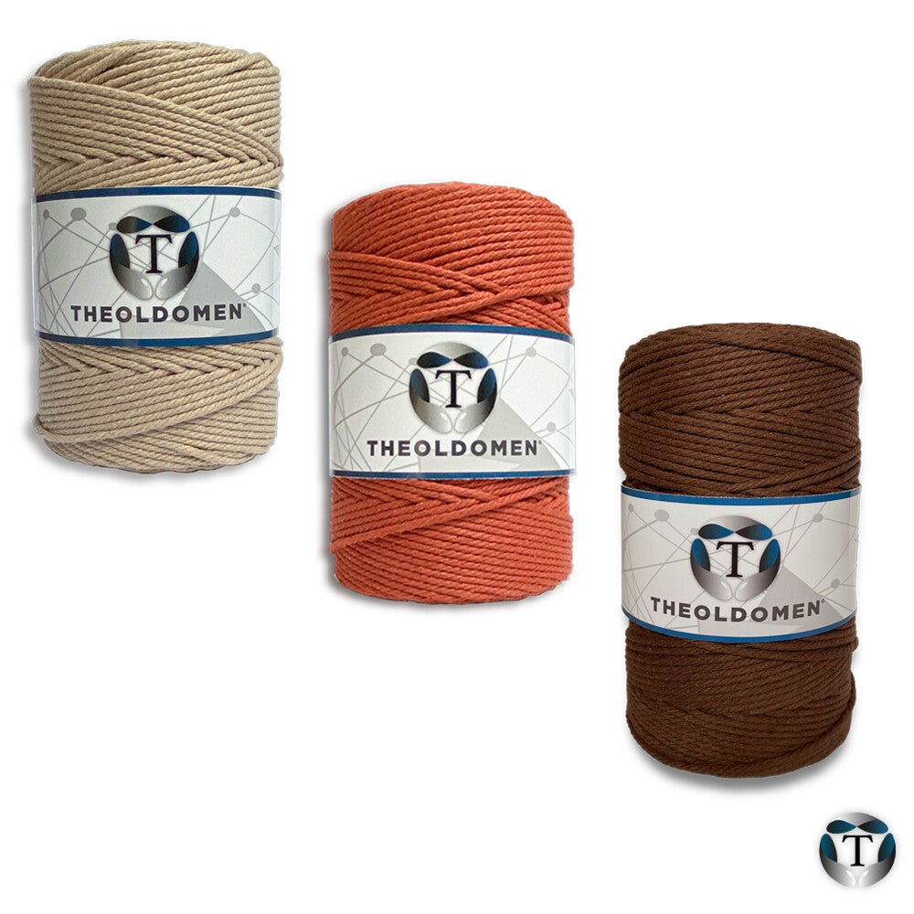 Macramé Koord | Bundelkorting | Earth, Rust & Bruin | 600 meter |
