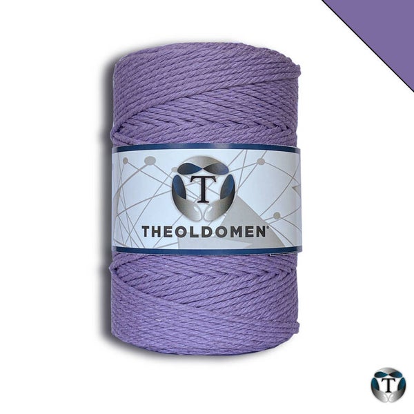 Macramé Koord | Lichtpaars | 200 meter | Triple Twist