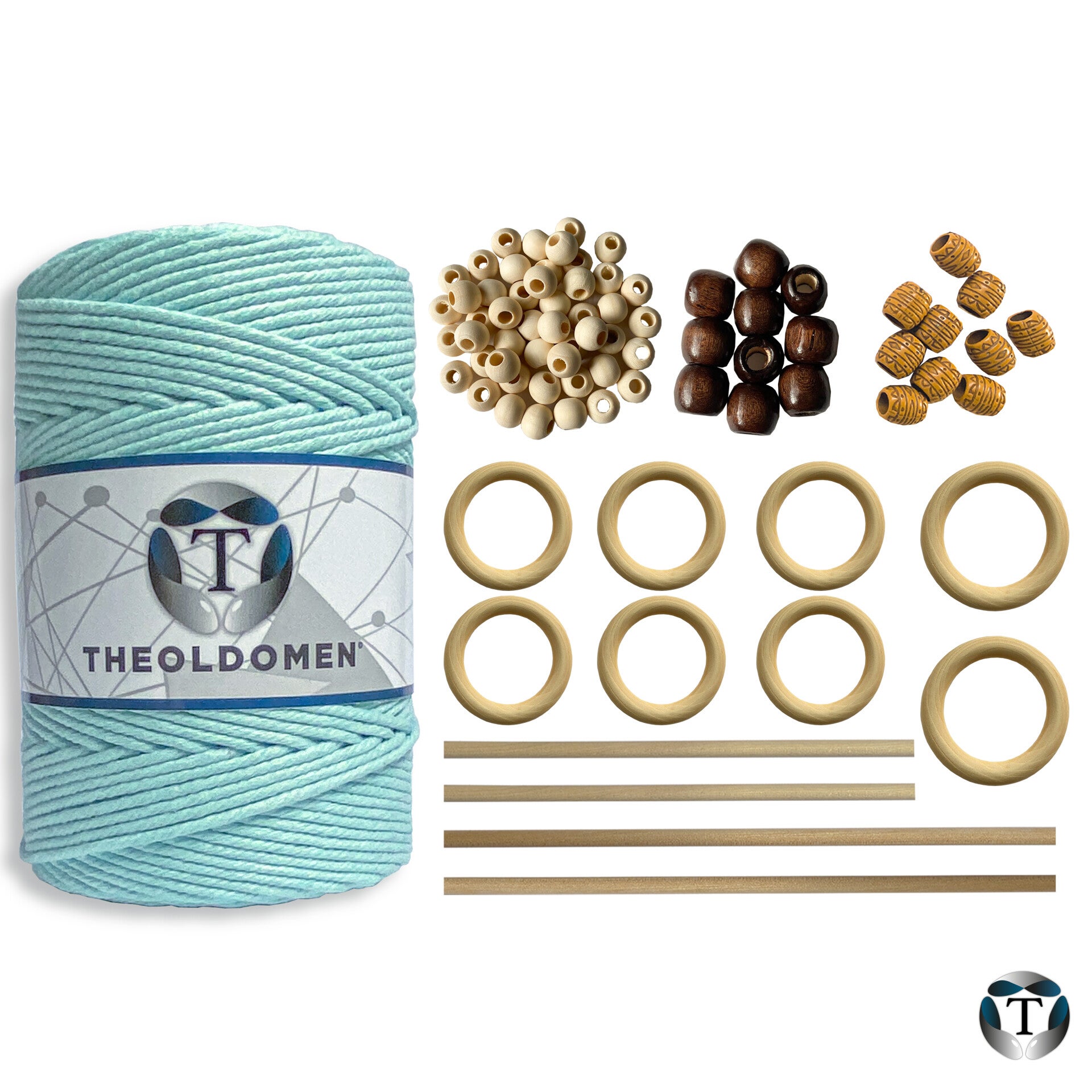 Macramé Pakket | DIY | Ocean Blue | 200 meter