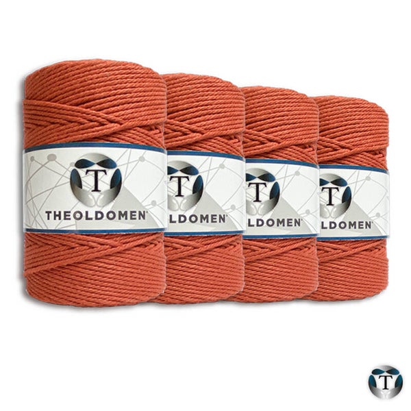 Macramé Koord | Bundelkorting | Rust | 800 METER |