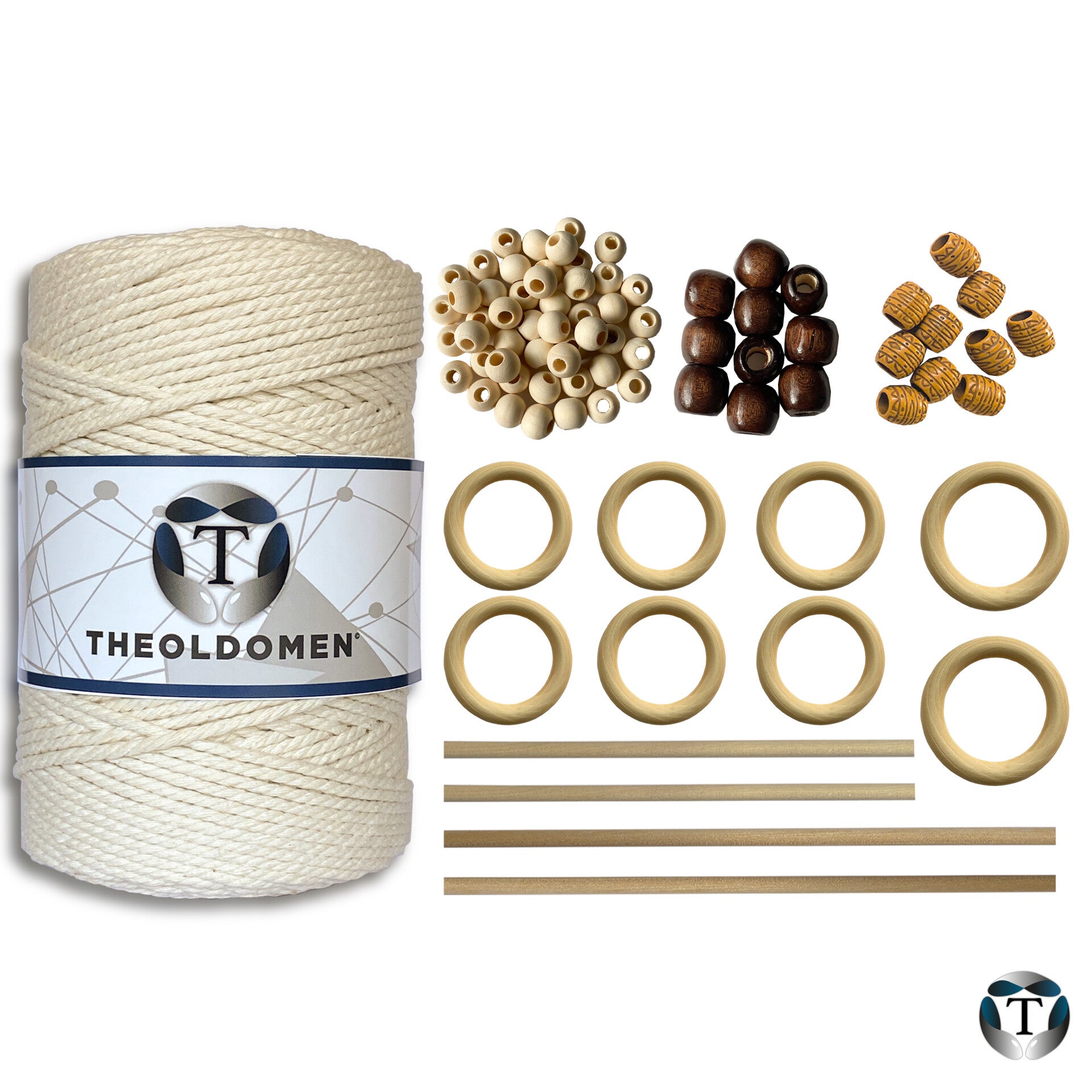 Macramé Pakket | DIY | Beige | 200 meter