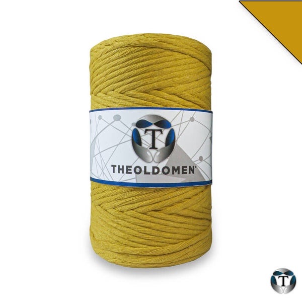 Macramé Koord | Oker | 200 meter | Single Twist |
