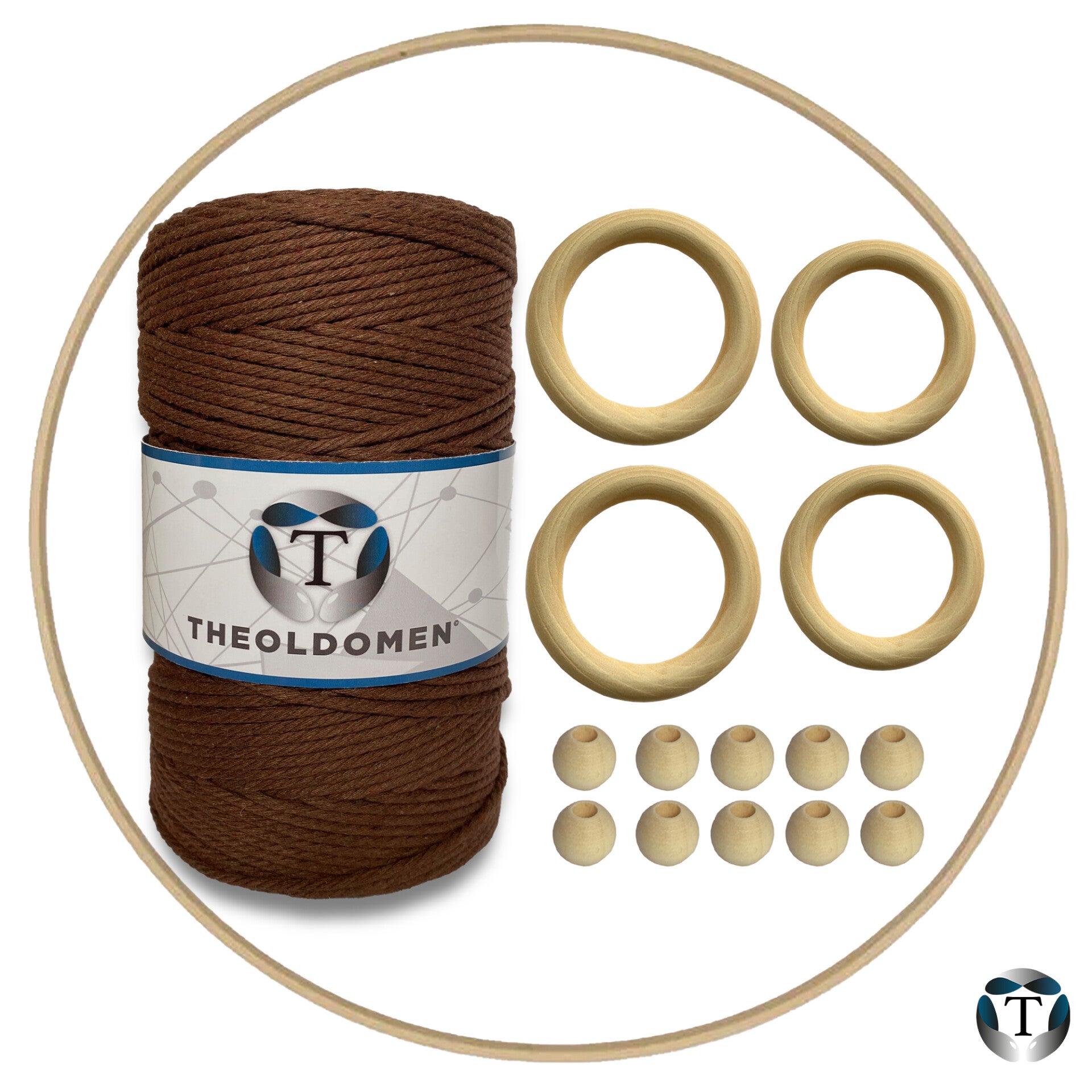 Macramé Pakket | DIY | Bruin |  200 meter